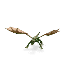 Emerald Dragon 3D Model