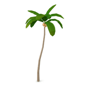 Low Poly Palm 3D Model