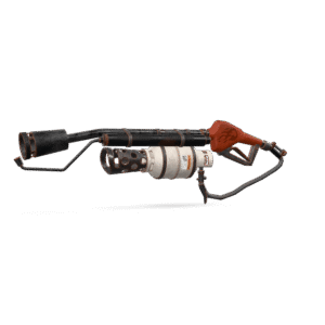Stylized Flamethrower Design 3D Model