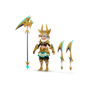 Stylized Anubis Warrior 3D Model