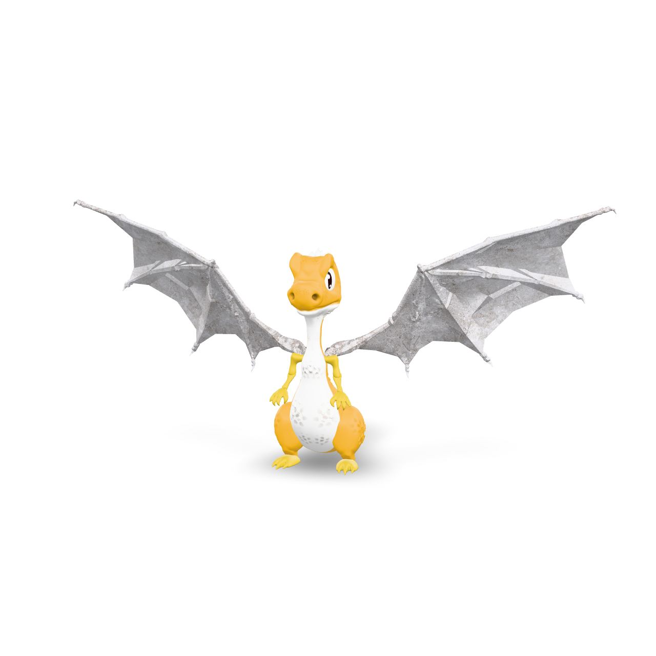 Cartoon Dragon Character 3D Model