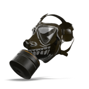 Skull Gas Mask 3D Model