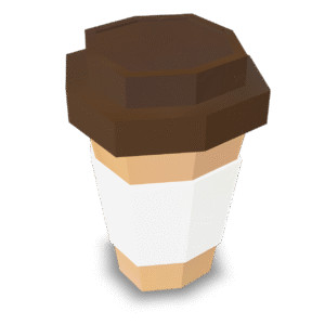 Low Poly Coffee 3D Model