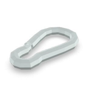 Simple Carabiner Clip 3D Model