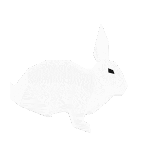 Low Poly Rabbit 3D Model
