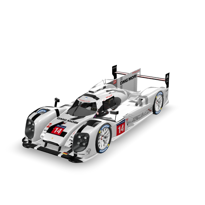 Porsche Race Car 3D Model