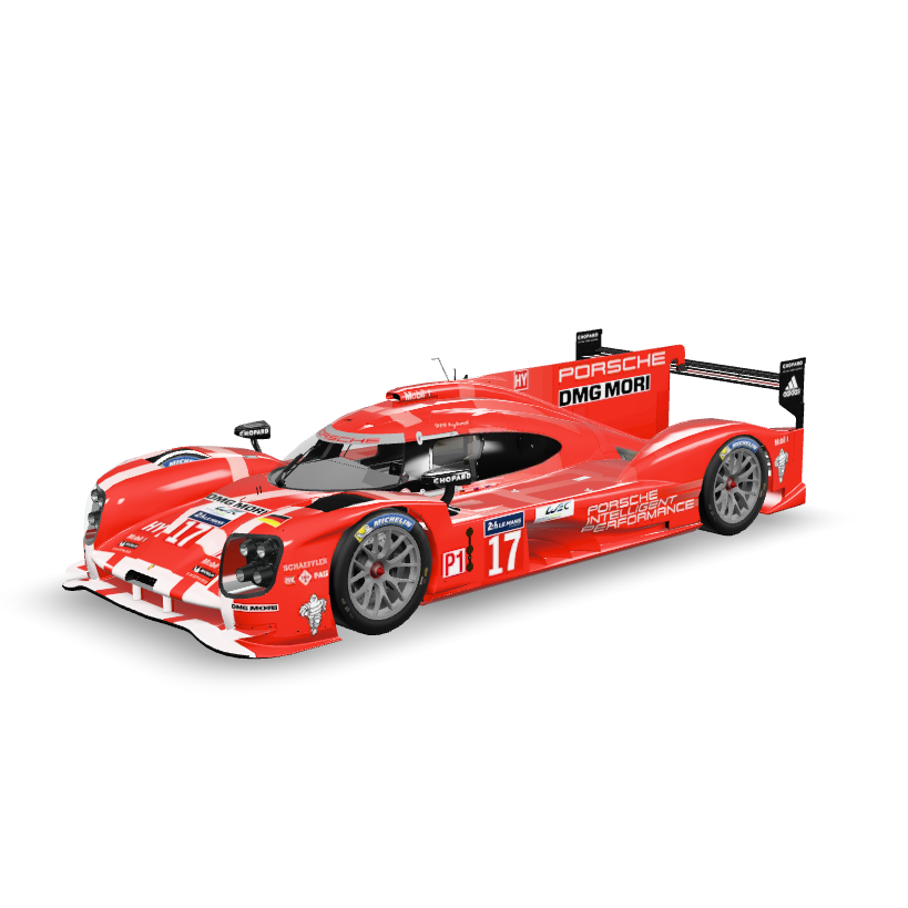 Porsche Racing Car 3D Model