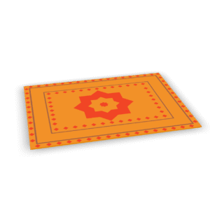 Stylized Rug 3D Model
