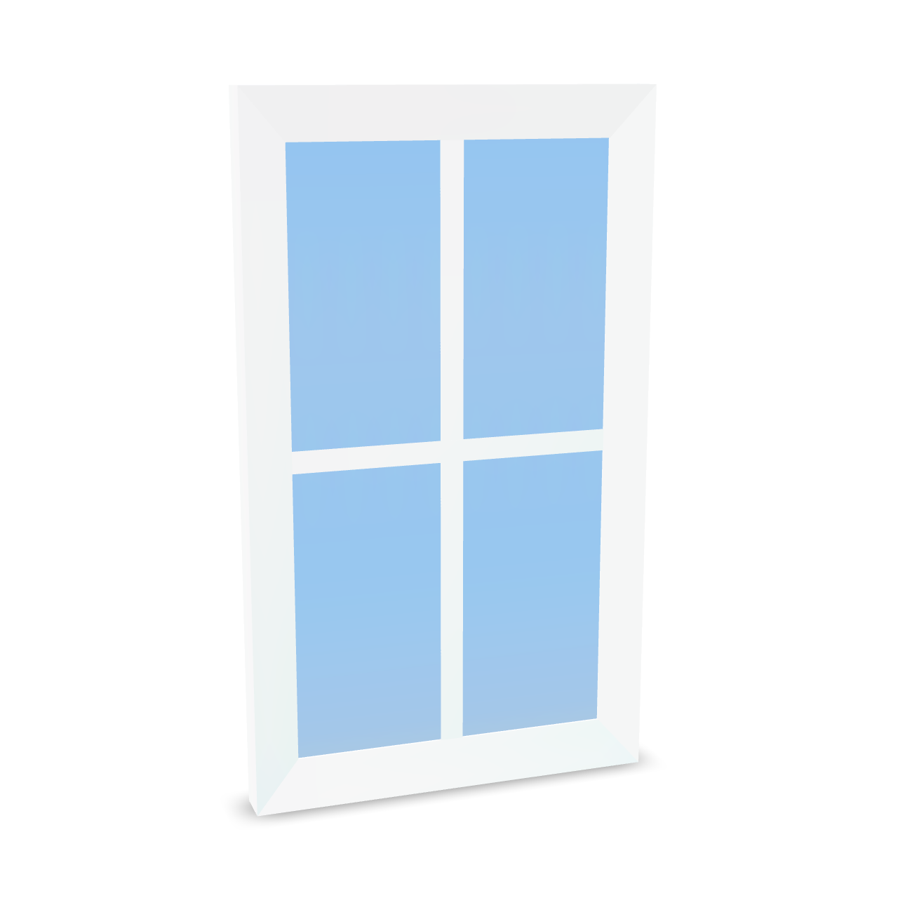 Simple Window Frame 3D Model