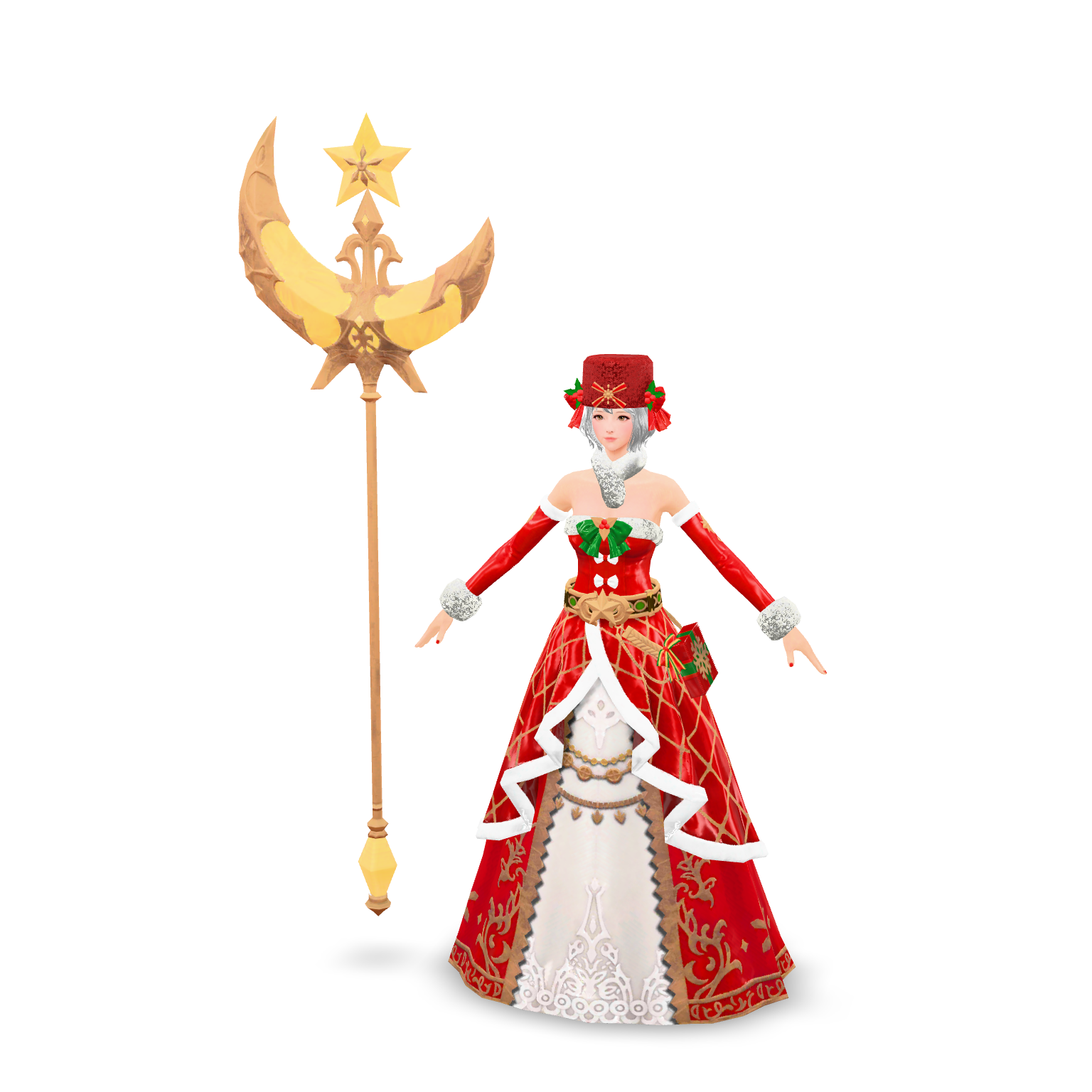 Festive Sorceress 3D Model