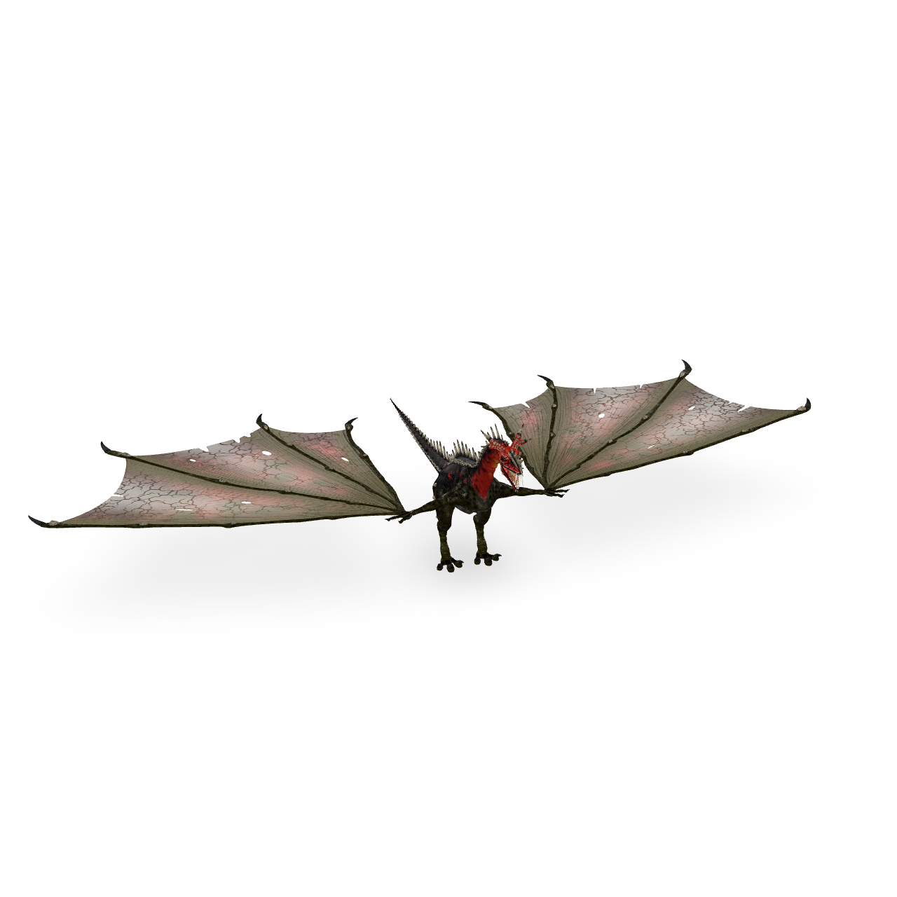 Wyvern Fantasy Creature 3D Model