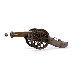 Medieval Cannon Prop 3D Model
