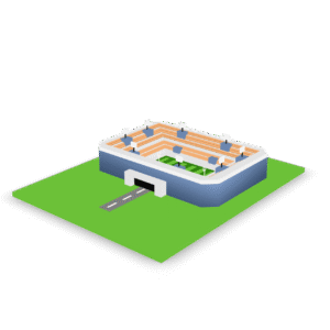 Stylized Stadium Arena 3D Model