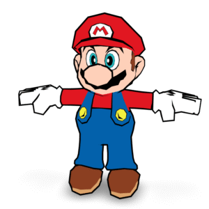 Cartoon Italian Plumber 3D Model