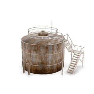 Rusty Storage Tank 3D Model