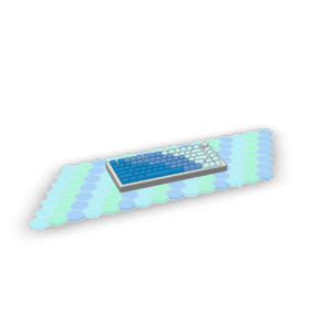 Stylized Keyboard Model 3D Model