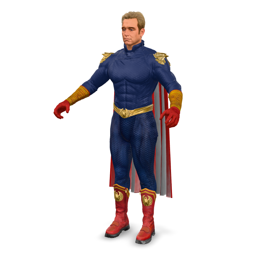 The Homelander Hero 3D Model