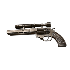 Steampunk Revolver Sniper 3D Model