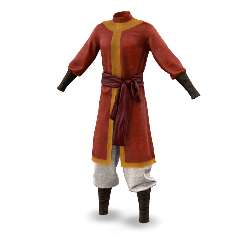 Eastern Style Outfit 3D Model