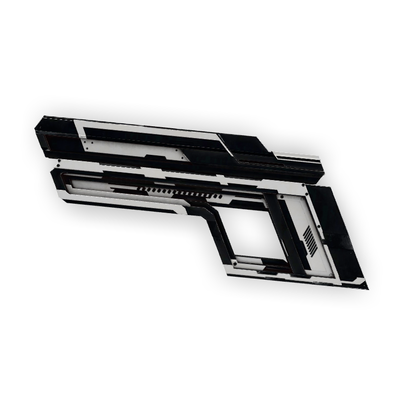Sci-Fi Blaster Pistol 3D Model