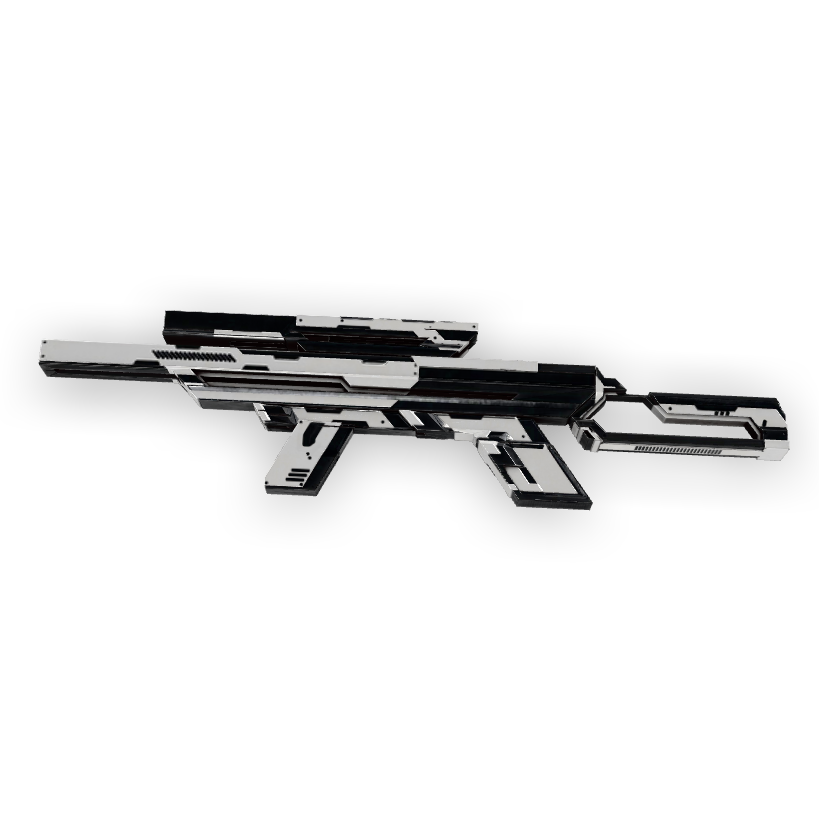 Sci-Fi Sniper Rifle 3D Model
