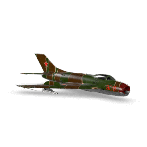 MiG-19 Fighter Jet 3D Model