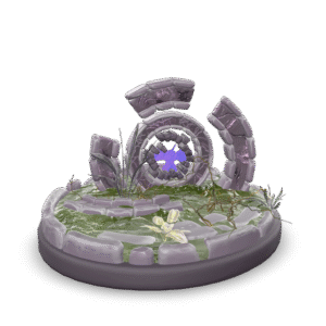 Ruin Portal Scene 3D Model