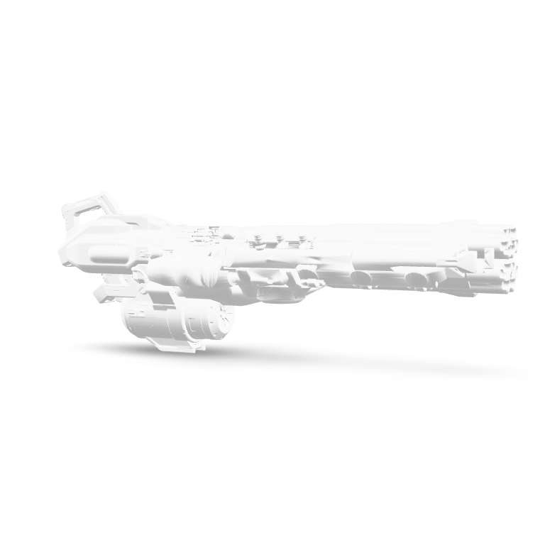 Sci-Fi Heavy Rifle 3D Model
