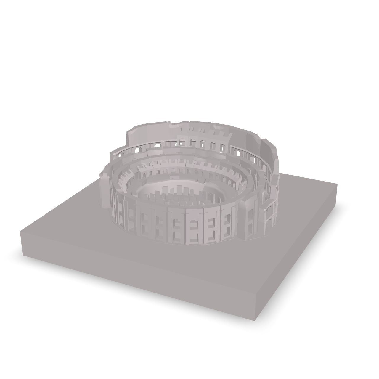 Colosseum Arena 3D Model