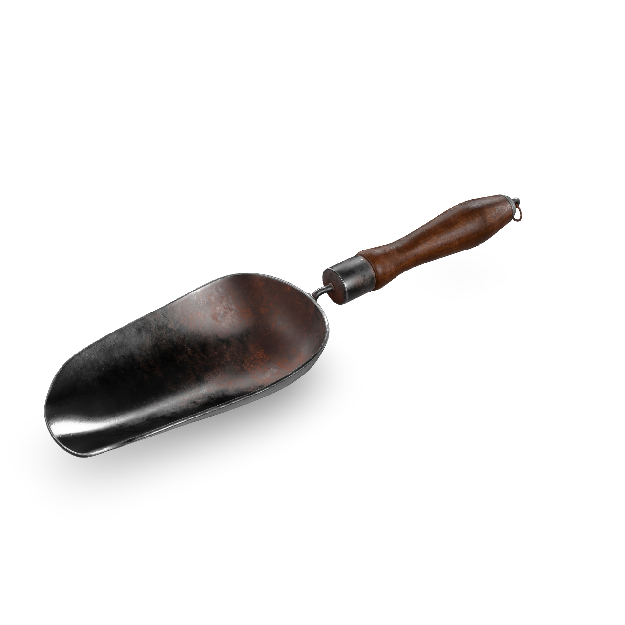 Vintage Metal Scoop 3D Model