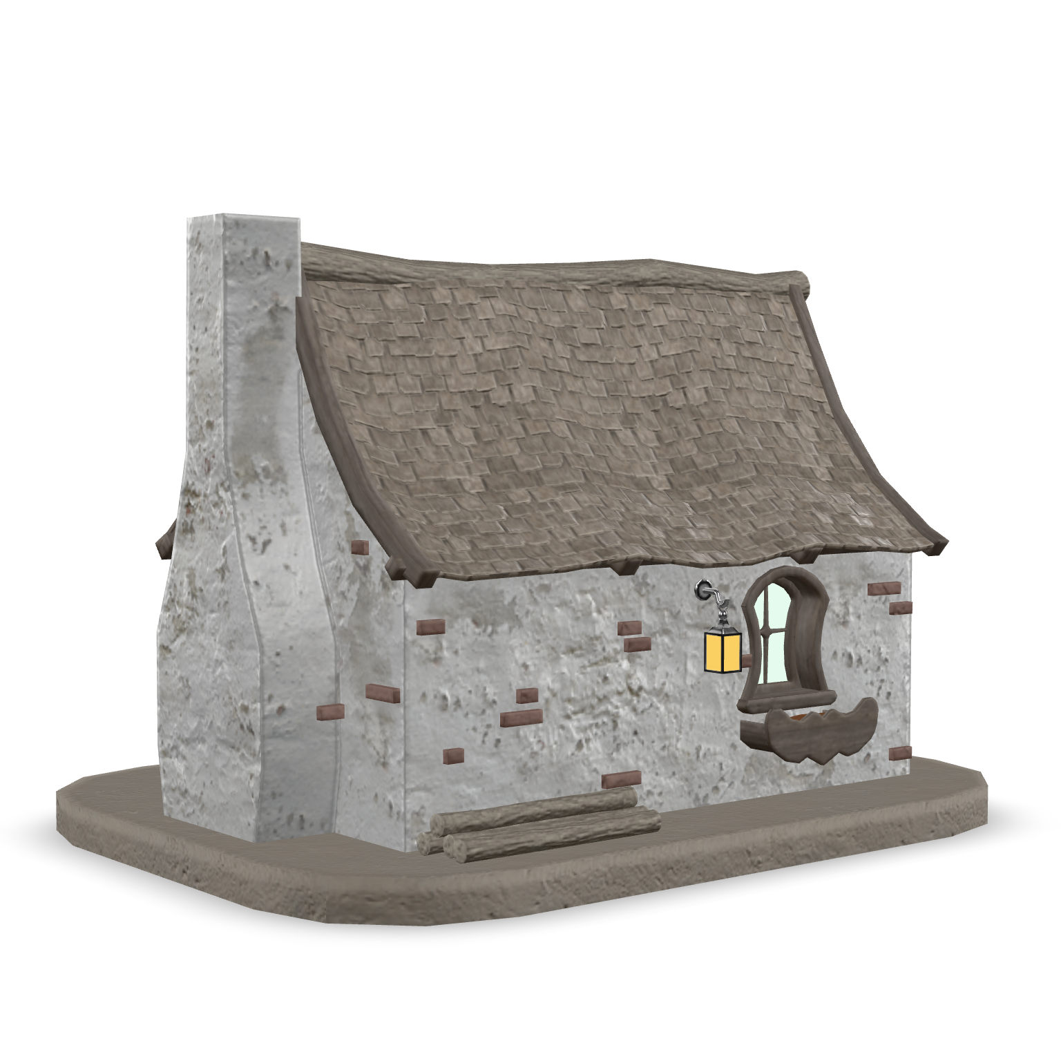Stylized Cottage Home 3D Model