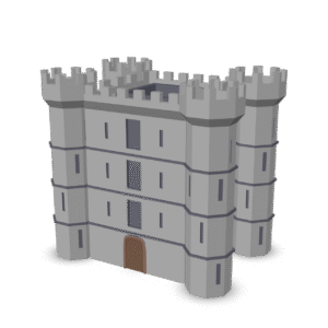 Simple Castle Keep 3D Model