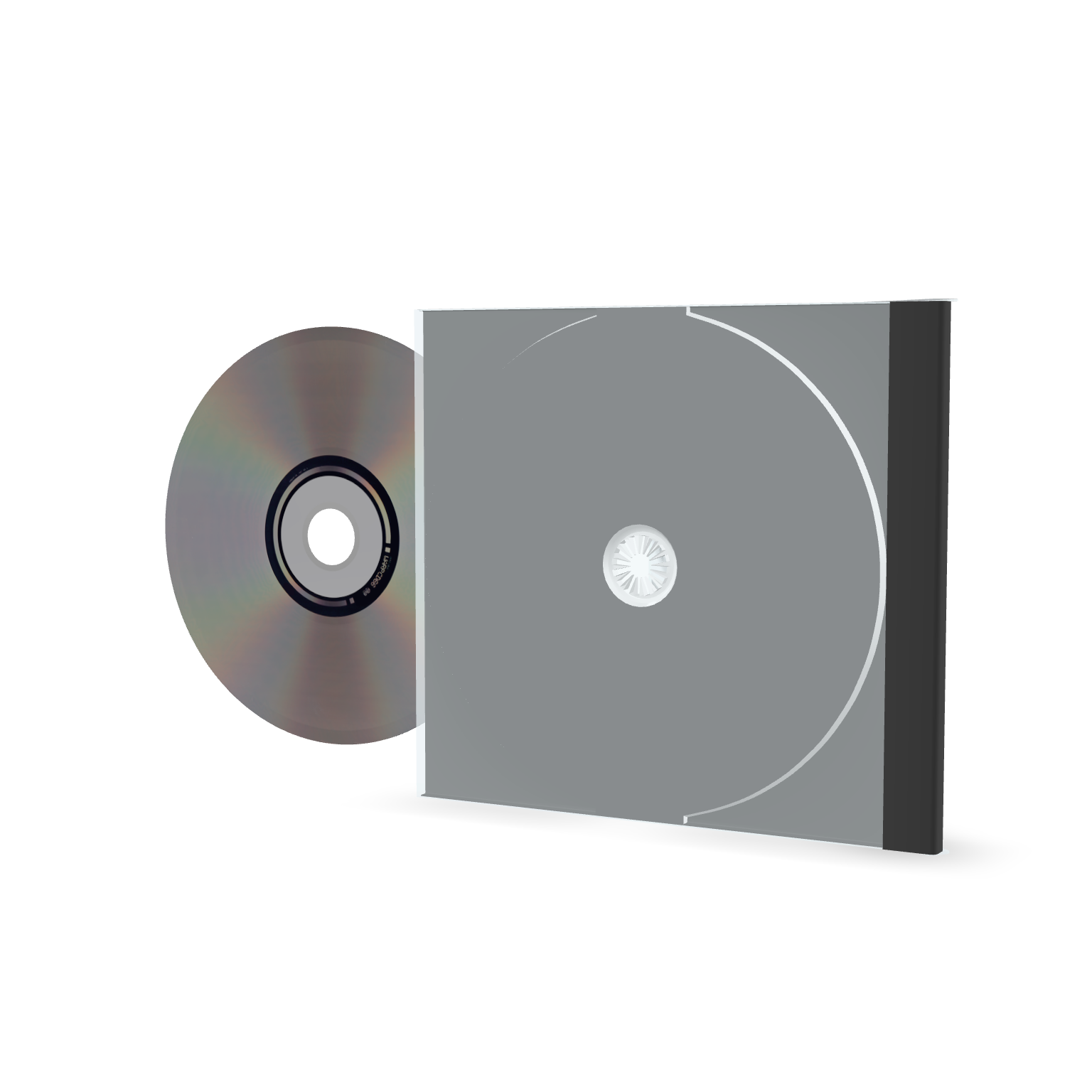 Compact Disc Mockup 3D Model