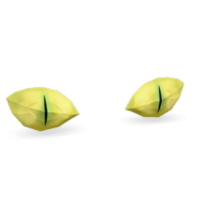 Stylized Reptile Eyes 3D Model