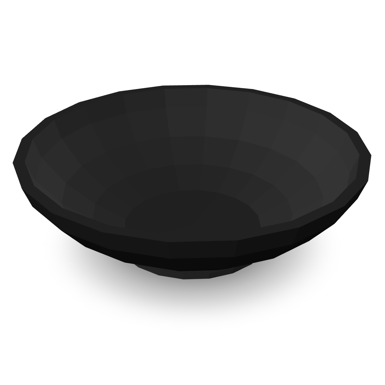 Simple Low Poly Bowl 3D Model