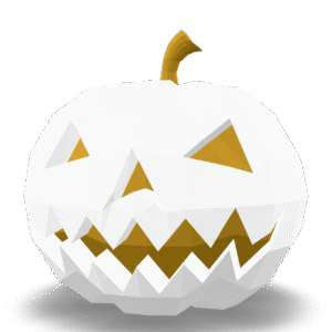 Low Poly Pumpkin 3D Model