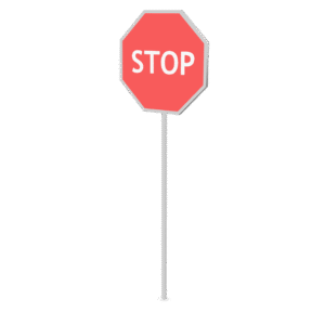 Simple Stop Sign 3D Model