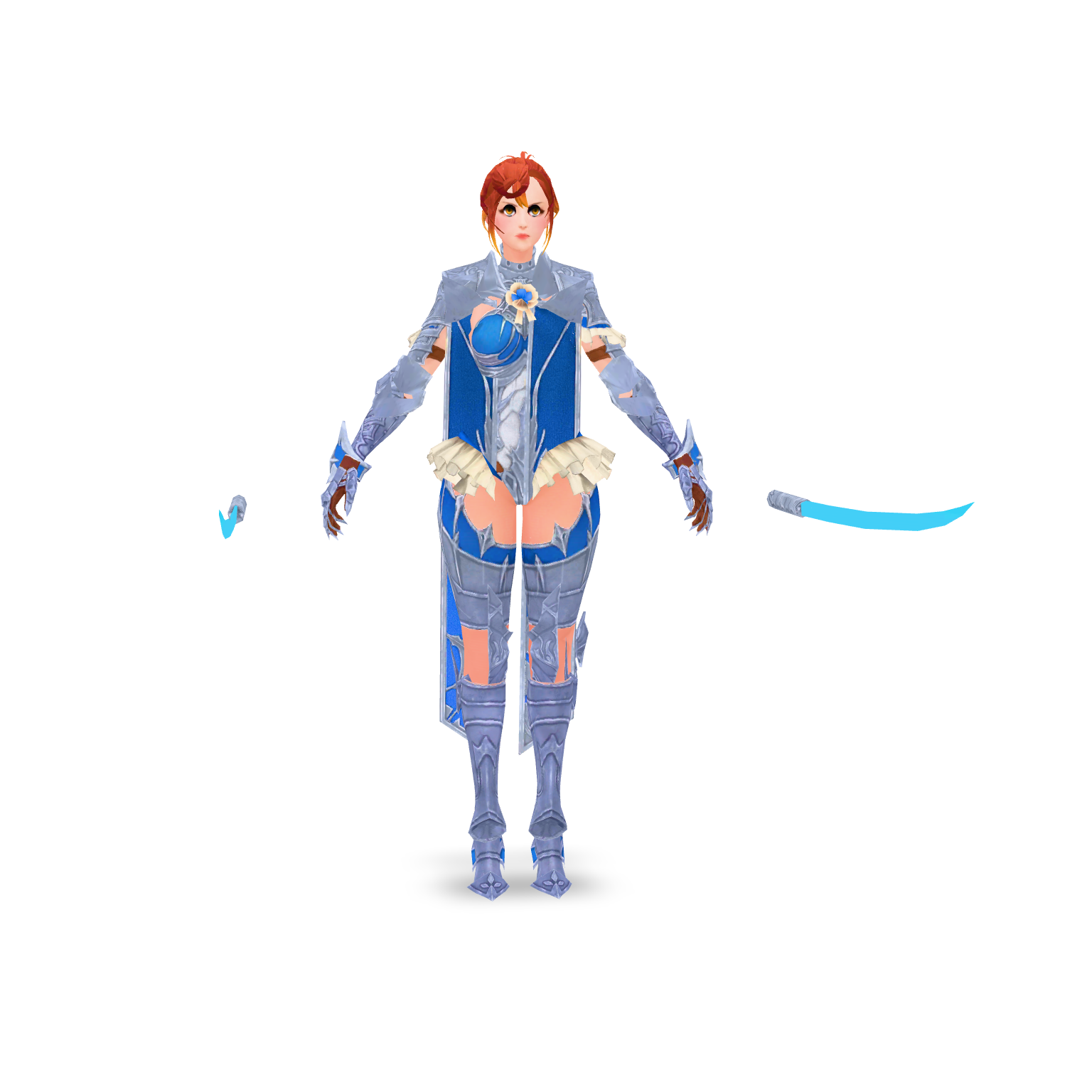 Female Fantasy Warrior 3D Model