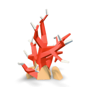 Stylized Coral Formation 3D Model