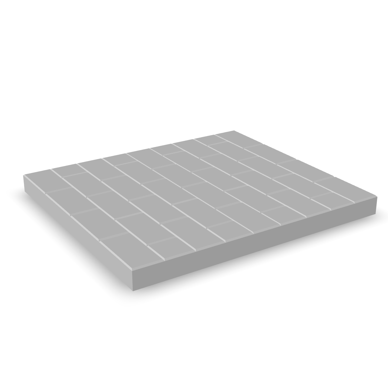 Modular Floor Tile 3D Model