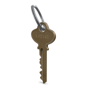 Antique Brass Key 3D Model