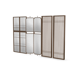 Asian Style Room Divider 3D Model