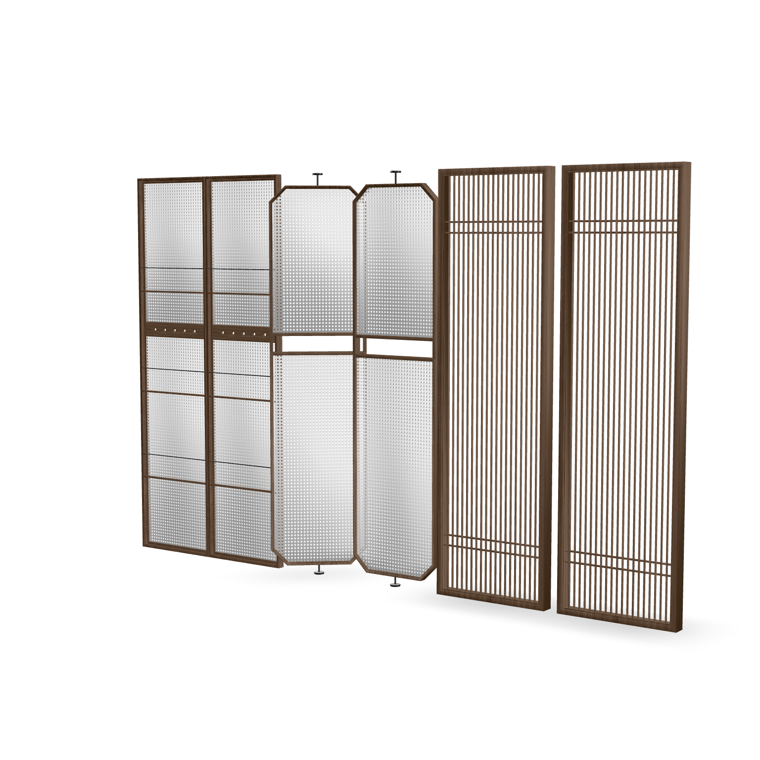 Asian Style Room Divider 3D Model