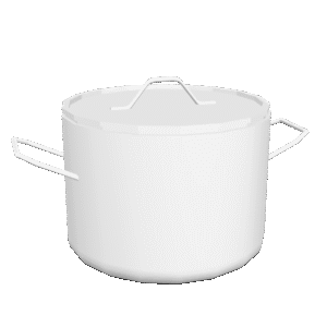 Simple Stock Pot 3D Model