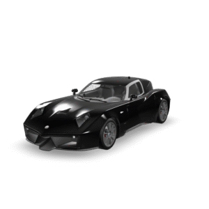 Sleek Sports Car 3D Model