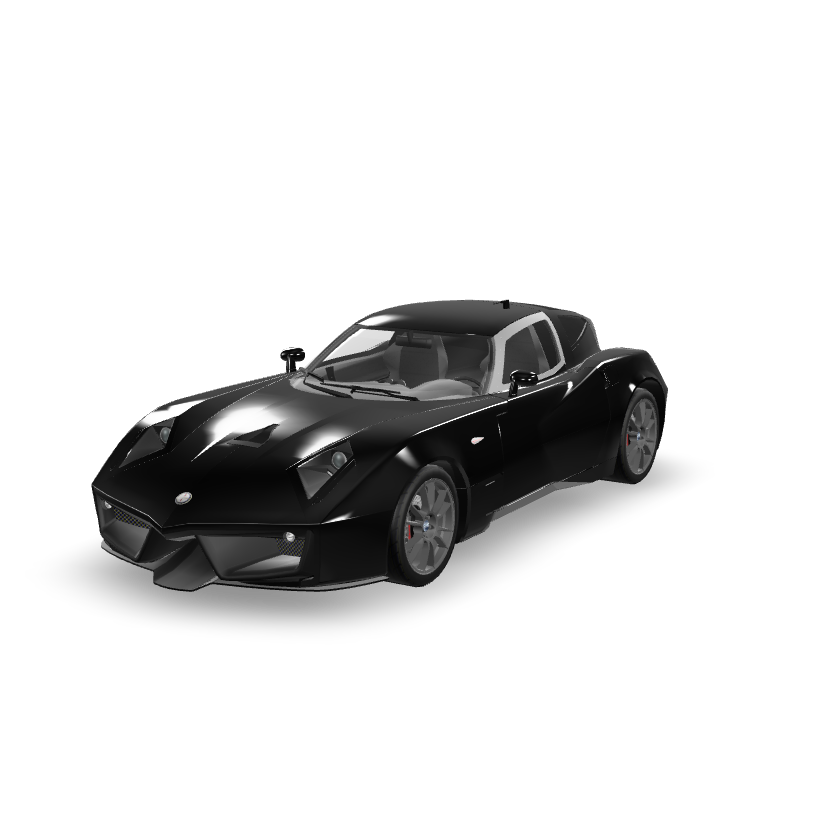 Sleek Sports Car 3D Model