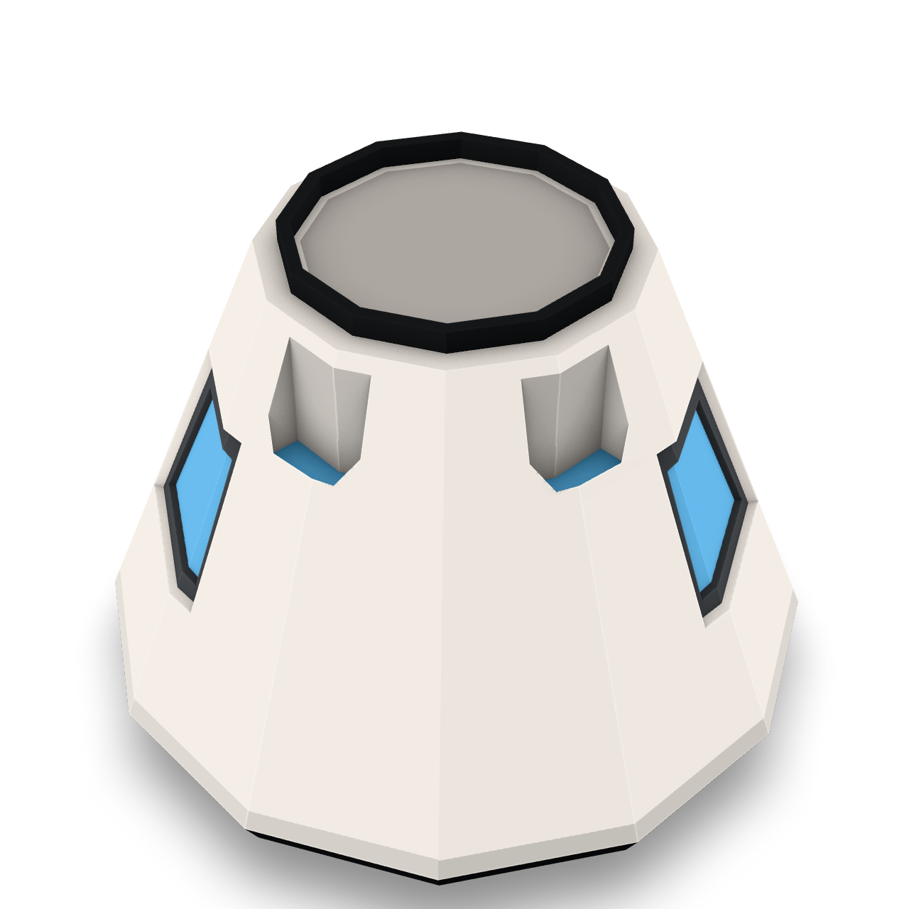 Sci-Fi Dome Structure 3D Model