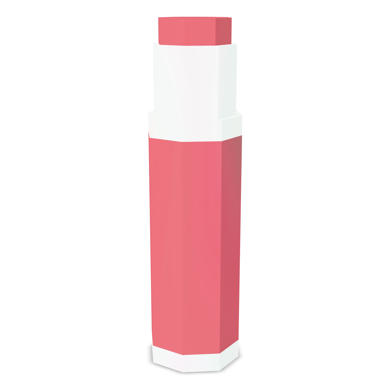 Low Poly Lipstick 3D Model
