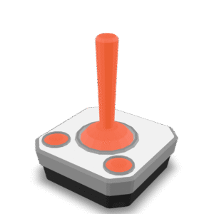 Retro Arcade Joystick 3D Model