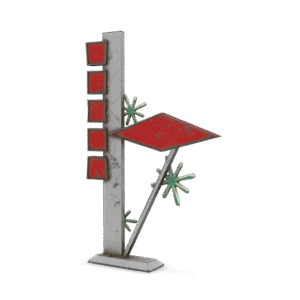Retro Motel Sign 3D Model